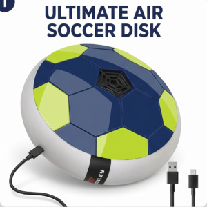Rechargeable Hover Football for Kids | Indoor Floating Air Football Soccer Ball Game | Hover Ball Indoor Sports Toy for Boys & Girls 2-14 Years