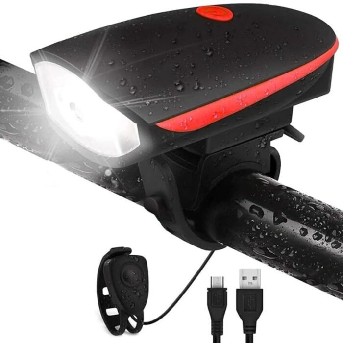 Cycle horn & Light front view