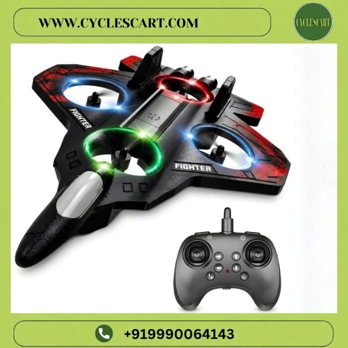 RC Fighter Jet Drone on white background - premium product shot for CyclesCart