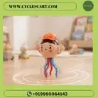Cute electric dancing octopus toy with wiggling tentacle legs spinning on wooden floor | Cyclescart