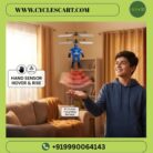 Young boy controlling flying Captain America sensor toy hovering 10 inches above hand | Cyclescart