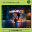 Transforming robot car in battle stance with 360 degree spin wheels | Cyclescart