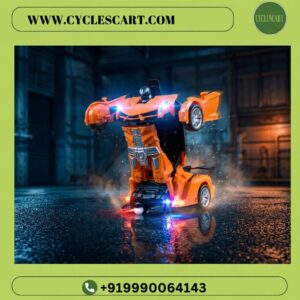 Transforming robot car in battle stance with 360 degree spin wheels | Cyclescart